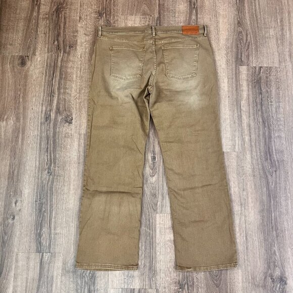 Mott & Bow Straight Jeans Distressed Khaki Sz 40x32 - Picture 9 of 10